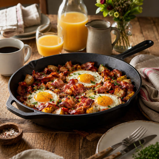 Smith & Clark 15” Pre-Seasoned Cast Iron Skillet