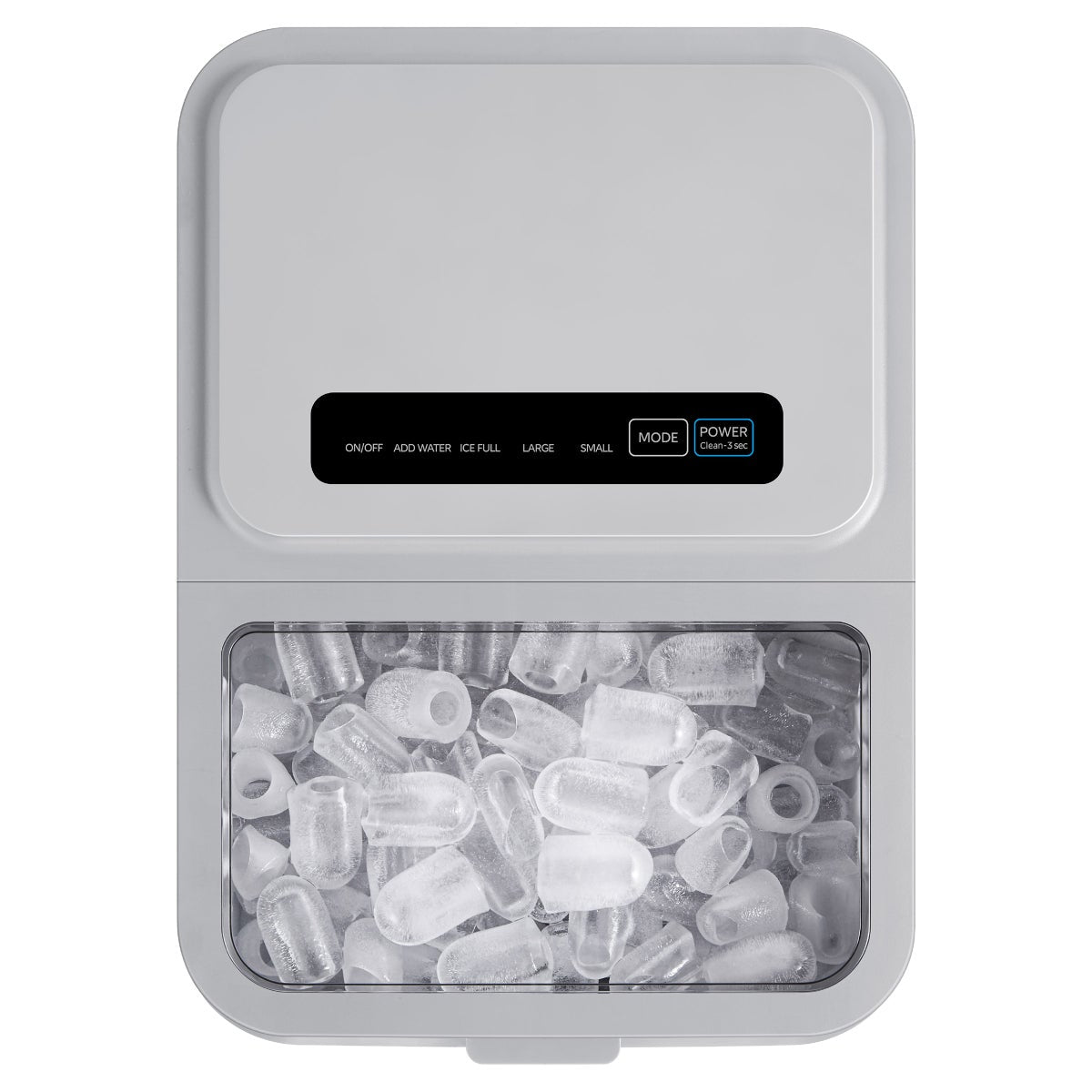Midea Countertop Bullet-Ice Maker, 26.5 lb. with Two Ice Sizes