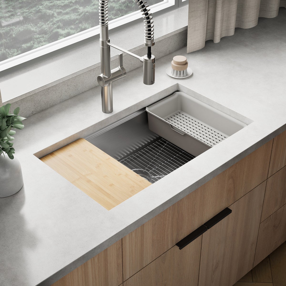 NEW - Kohler Haku Dual Mount Workstation Kitchen Sink Kit