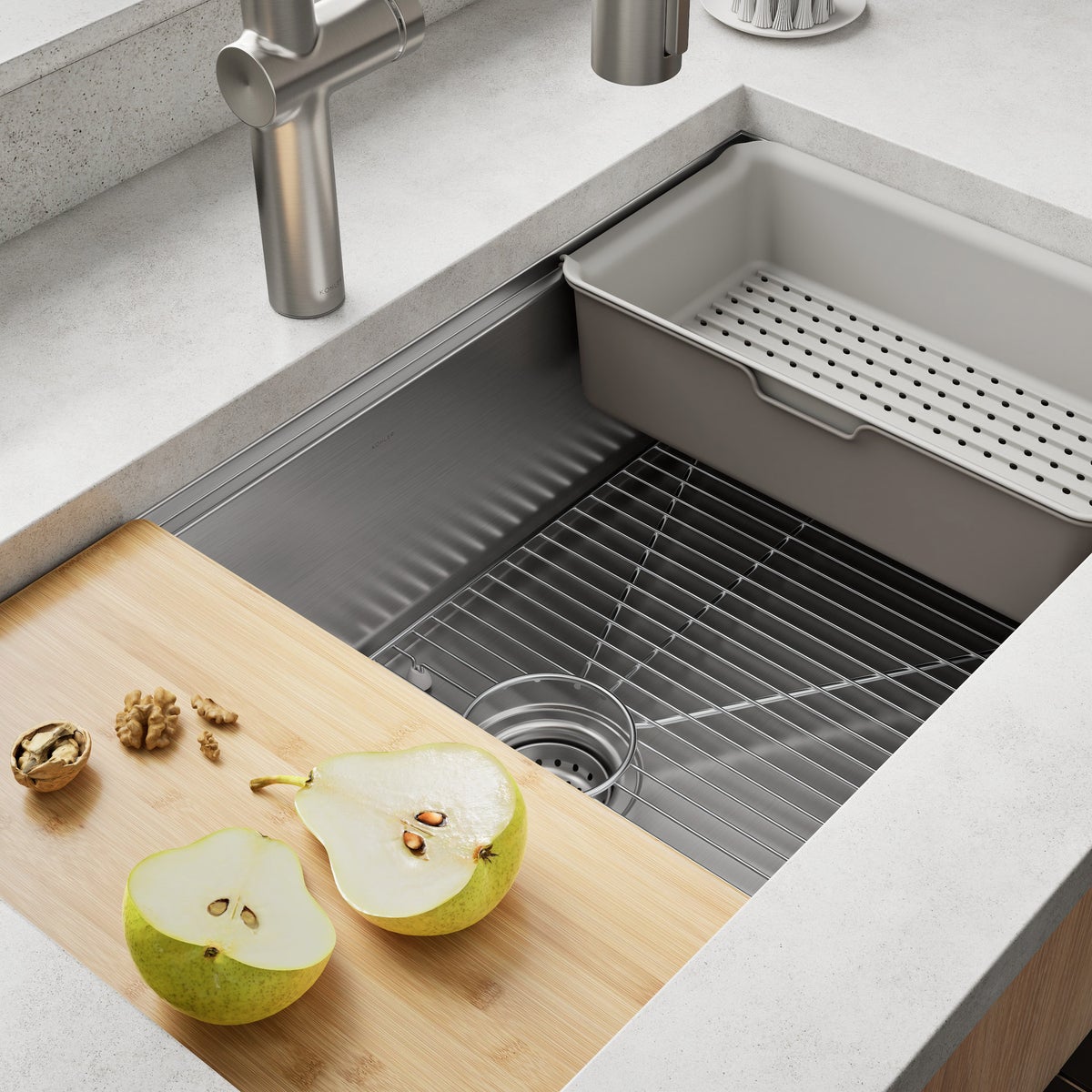 NEW - Kohler Haku Dual Mount Workstation Kitchen Sink Kit