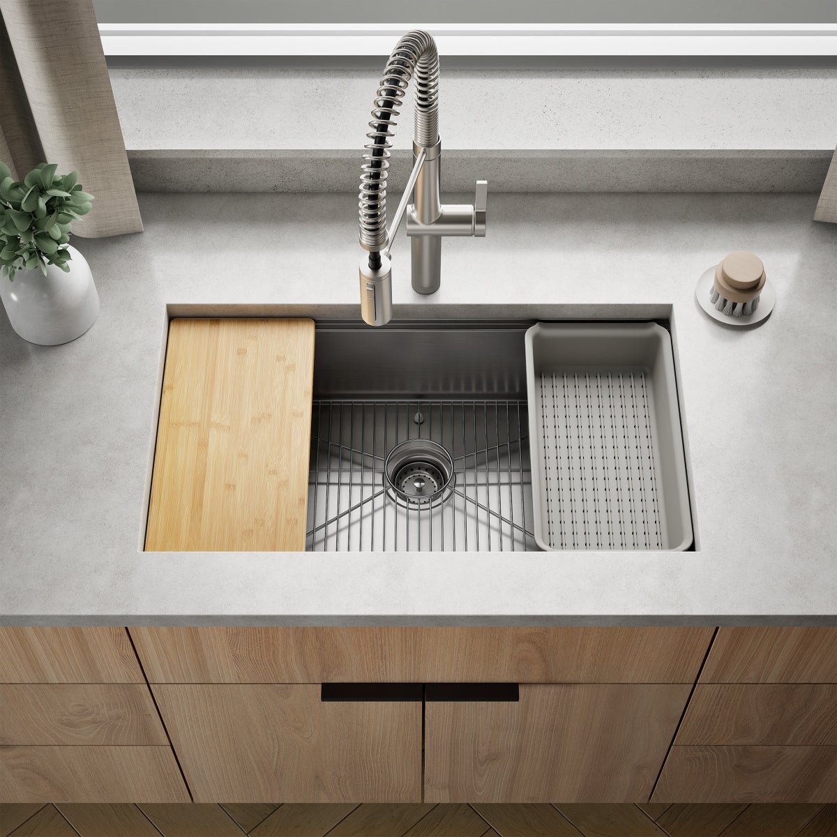NEW - Kohler Haku Dual Mount Workstation Kitchen Sink Kit