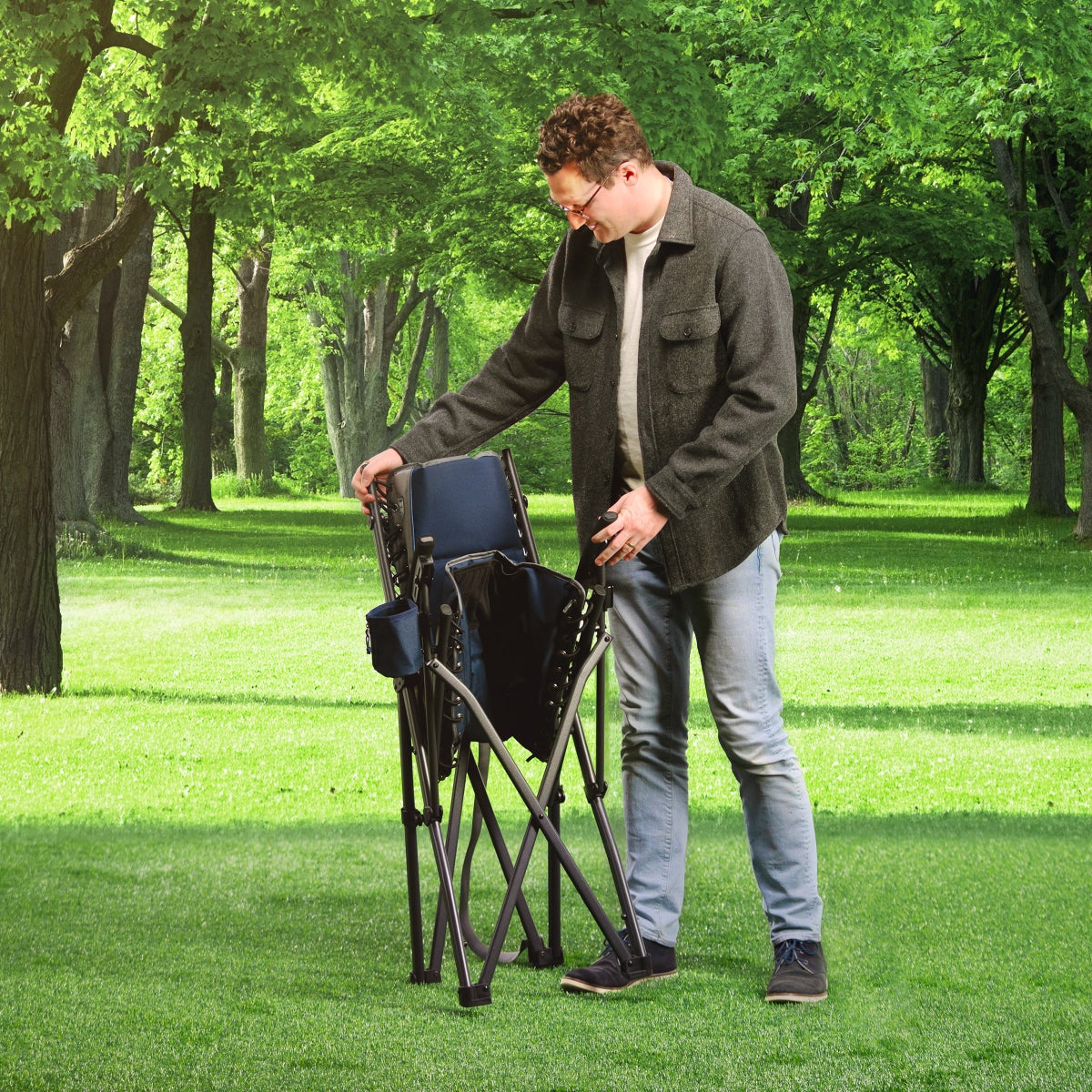 Timber Ridge Vene Bungee Suspension Folding Chair