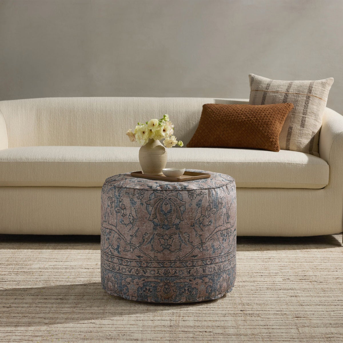 Loloi Round Pouf