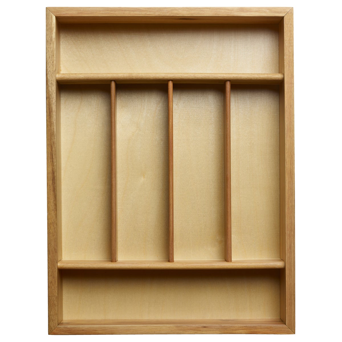 Mikasa Oliver Satin 45-piece Flatware with 6-Slot Acacia Caddy