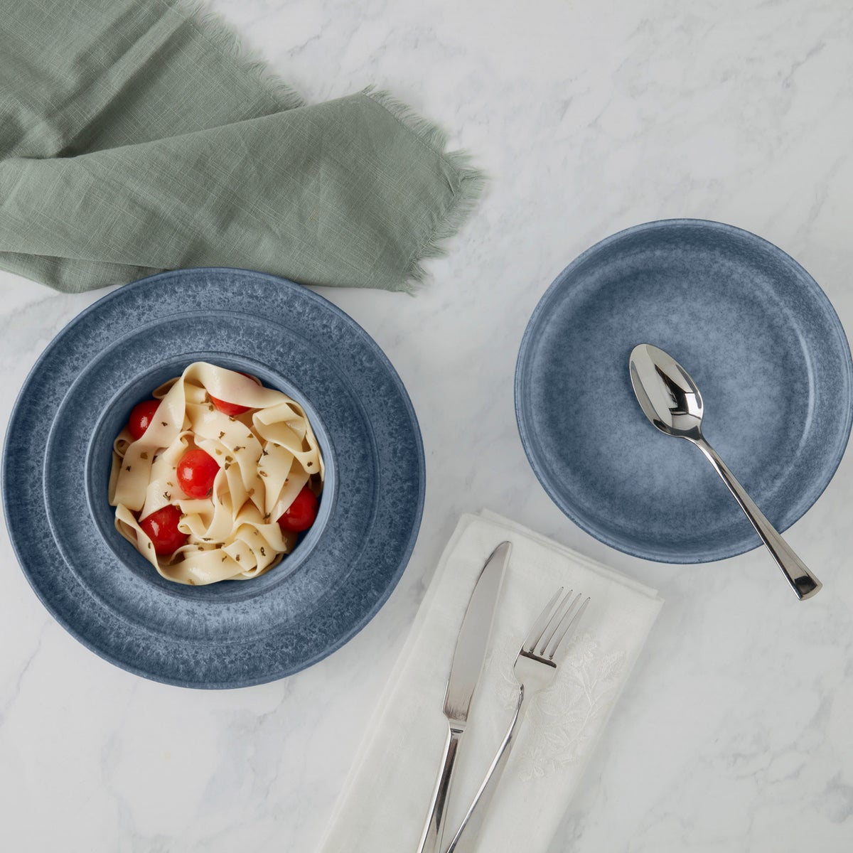 Denmark 16-piece Dinnerware Set - Blue