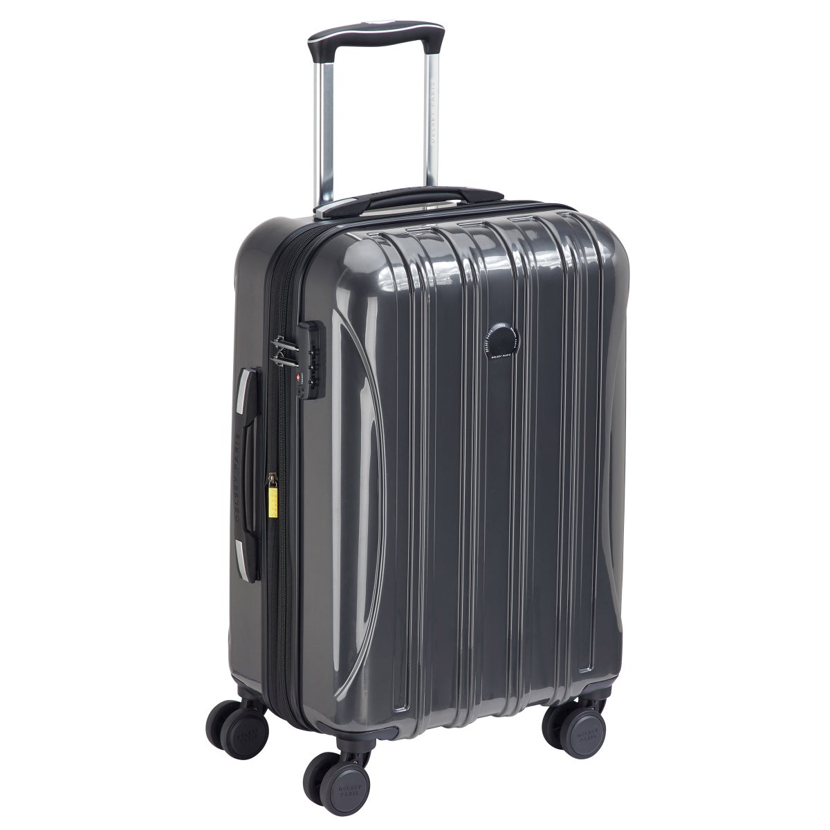 NEW - Delsey Paris Grey 3-piece Hardside Luggage Set