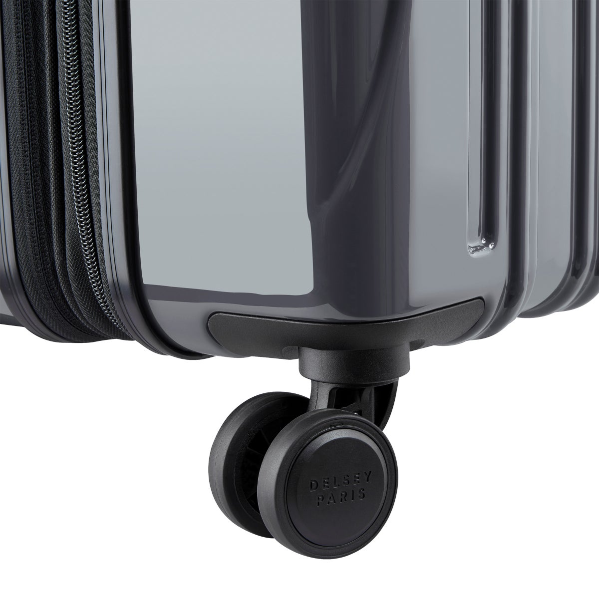 NEW - Delsey Paris Grey 3-piece Hardside Luggage Set