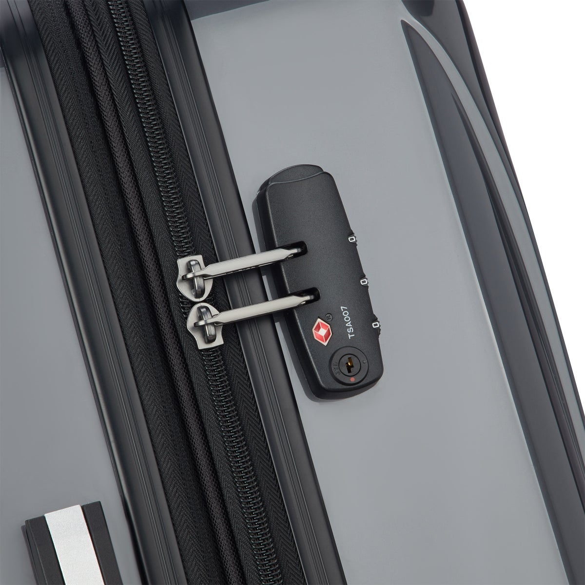 NEW - Delsey Paris Grey 3-piece Hardside Luggage Set