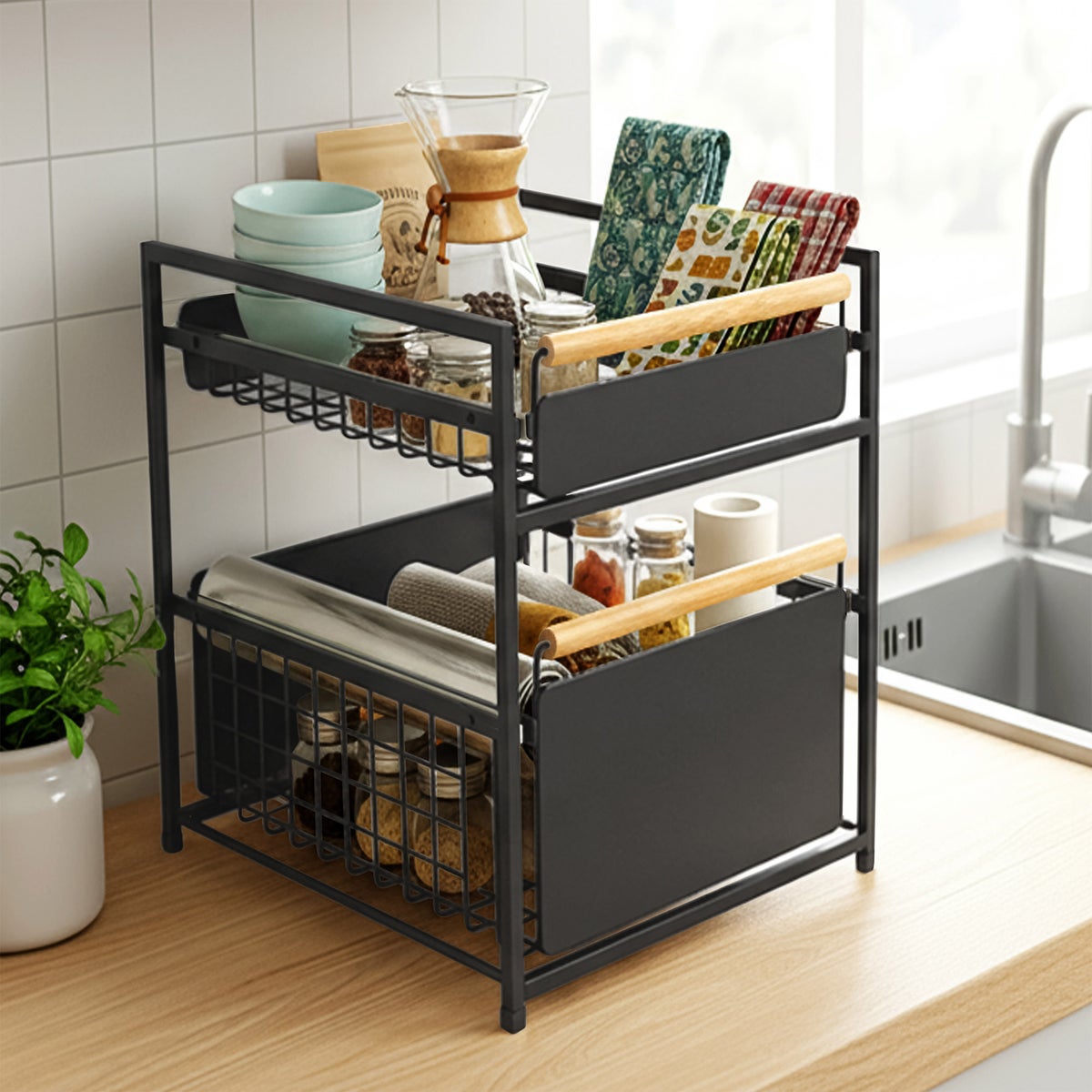 Mesa 2-tier Organizer with Drawers