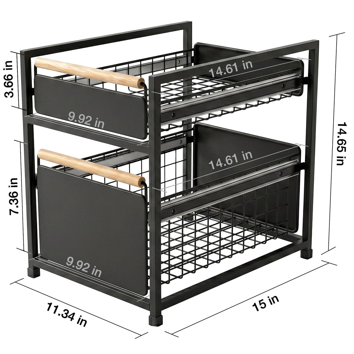 Mesa 2-tier Organizer with Drawers