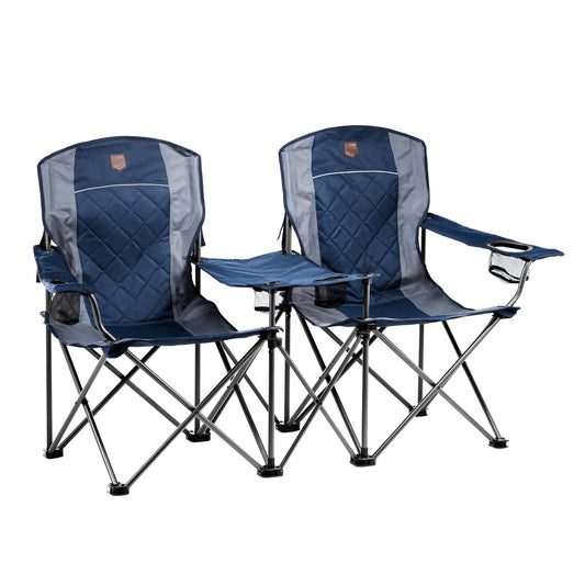 Timber Ridge Outdoor Loveseat with Integrated Center Table