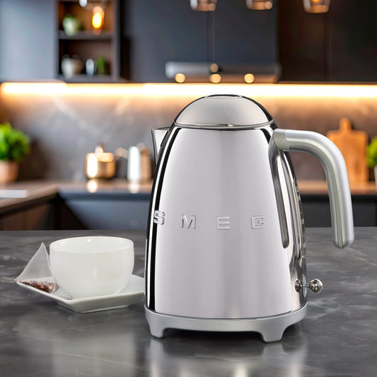 SMEG 50’s Style Standard Electric Kettle - Stainless Steel