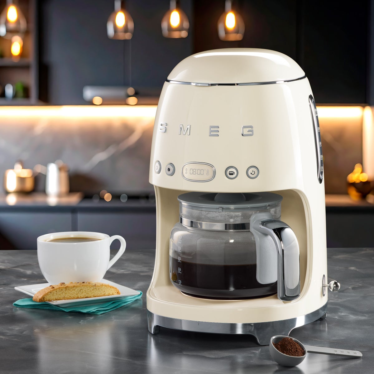 SMEG 50's Style Drip Coffee Machine, 10-cup