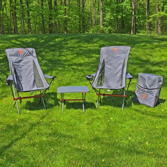 Terraform 3 Piece Lightweight Camp Chair Set
