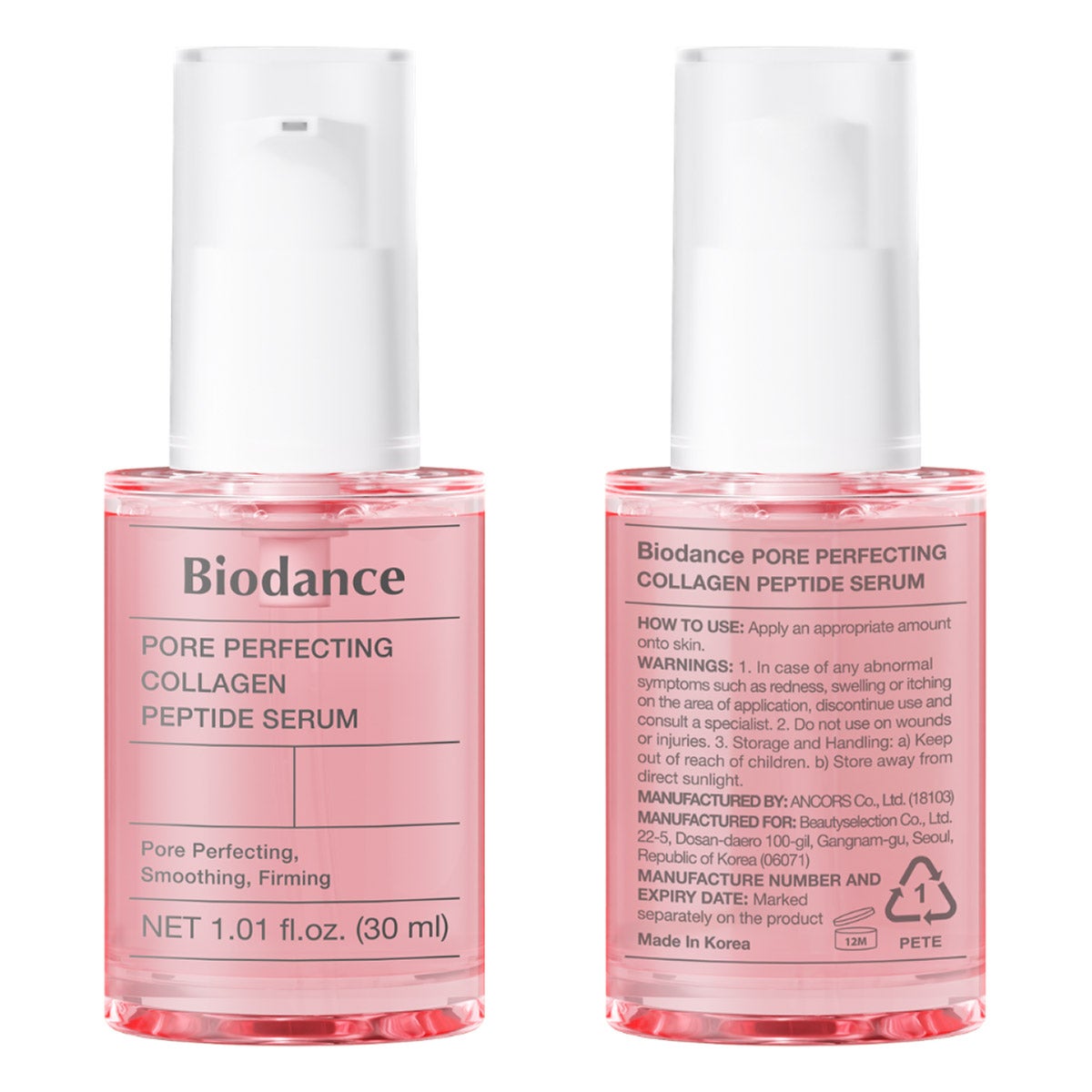Biodance Pore Perfecting Collagen Peptide Serum, 1.01 fl oz, 2-pack