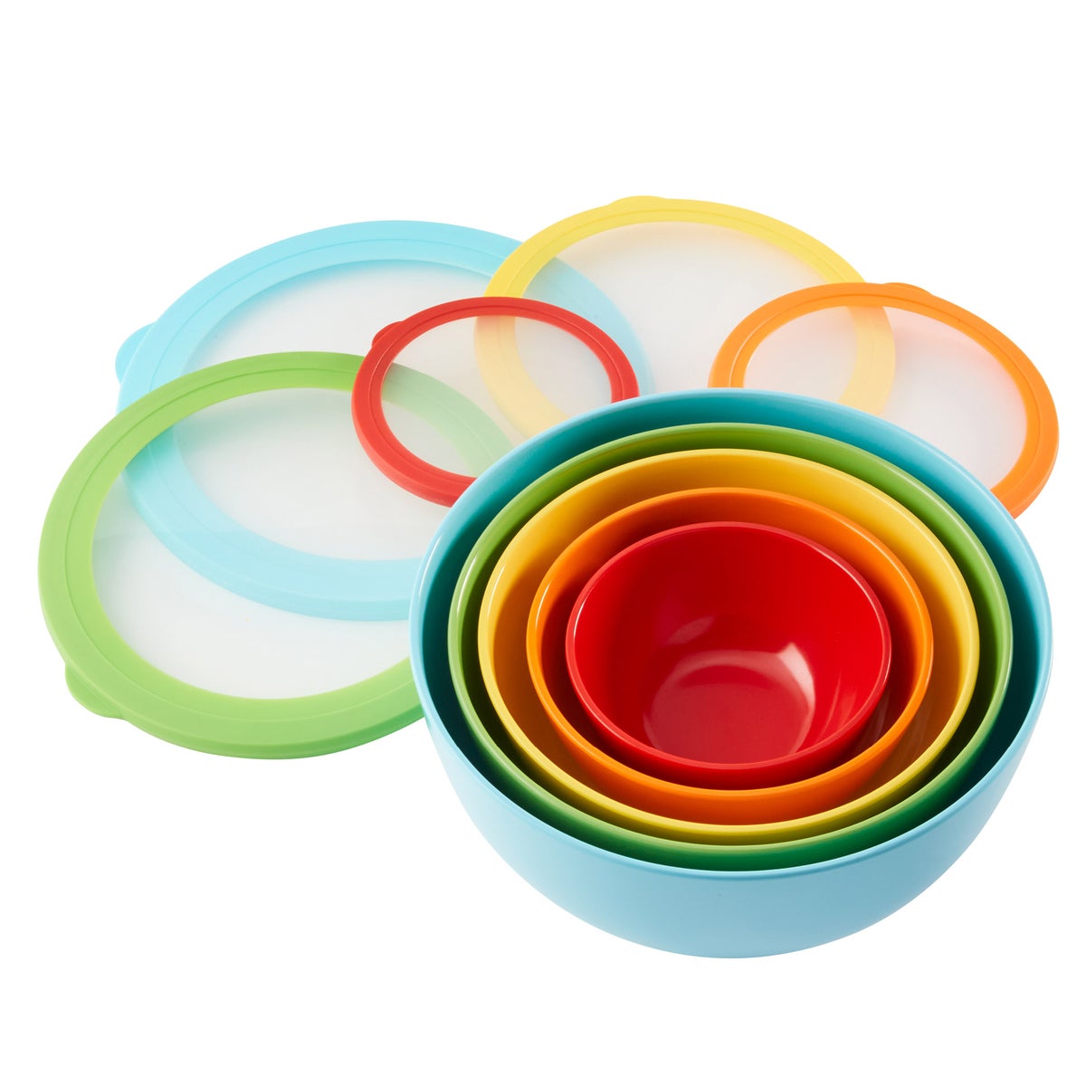 5-piece Melamine Bowl Set with Lids