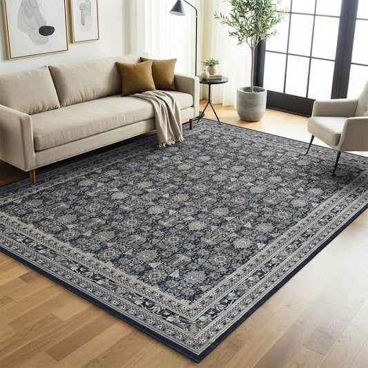 Thomasville Timeless Classic Rug Collection, Sachi Blue,  7 ft. 10 in. x 10 ft.
