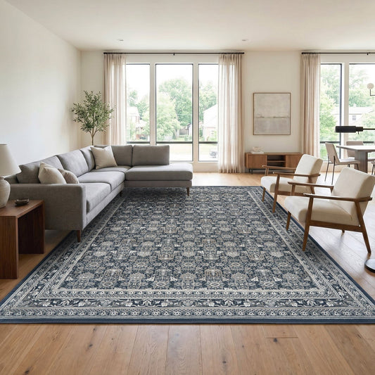 Thomasville Timeless Classic Rug Collection, Sachi Blue,  8 ft. 8 in. x 13 ft.