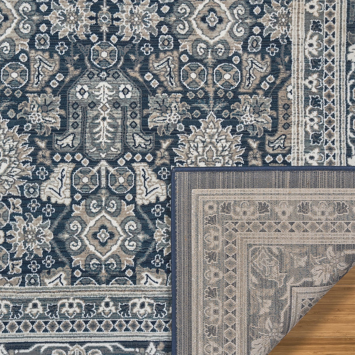 Thomasville Timeless Classic Rug Collection, Sachi Blue,  8 ft. 8 in. x 13 ft.