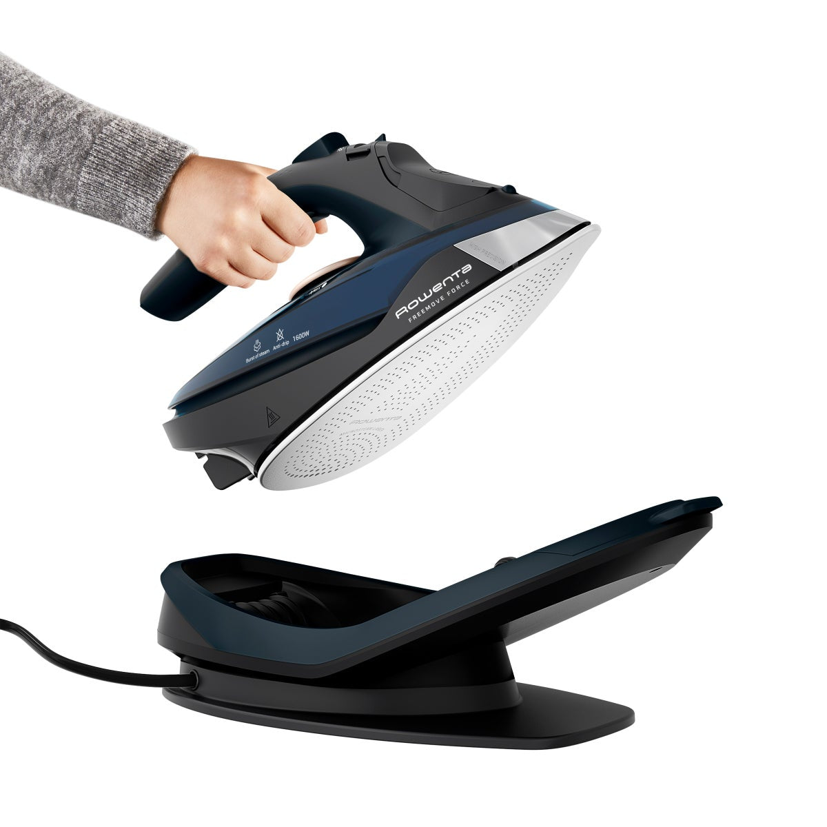 Rowenta Freemove Force Cordless Steam Iron, 1600W, Rechargeable