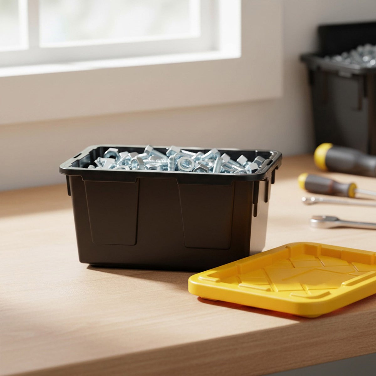 GreenMade Mini Bin Compact Stackable Storage Set, 10-pack