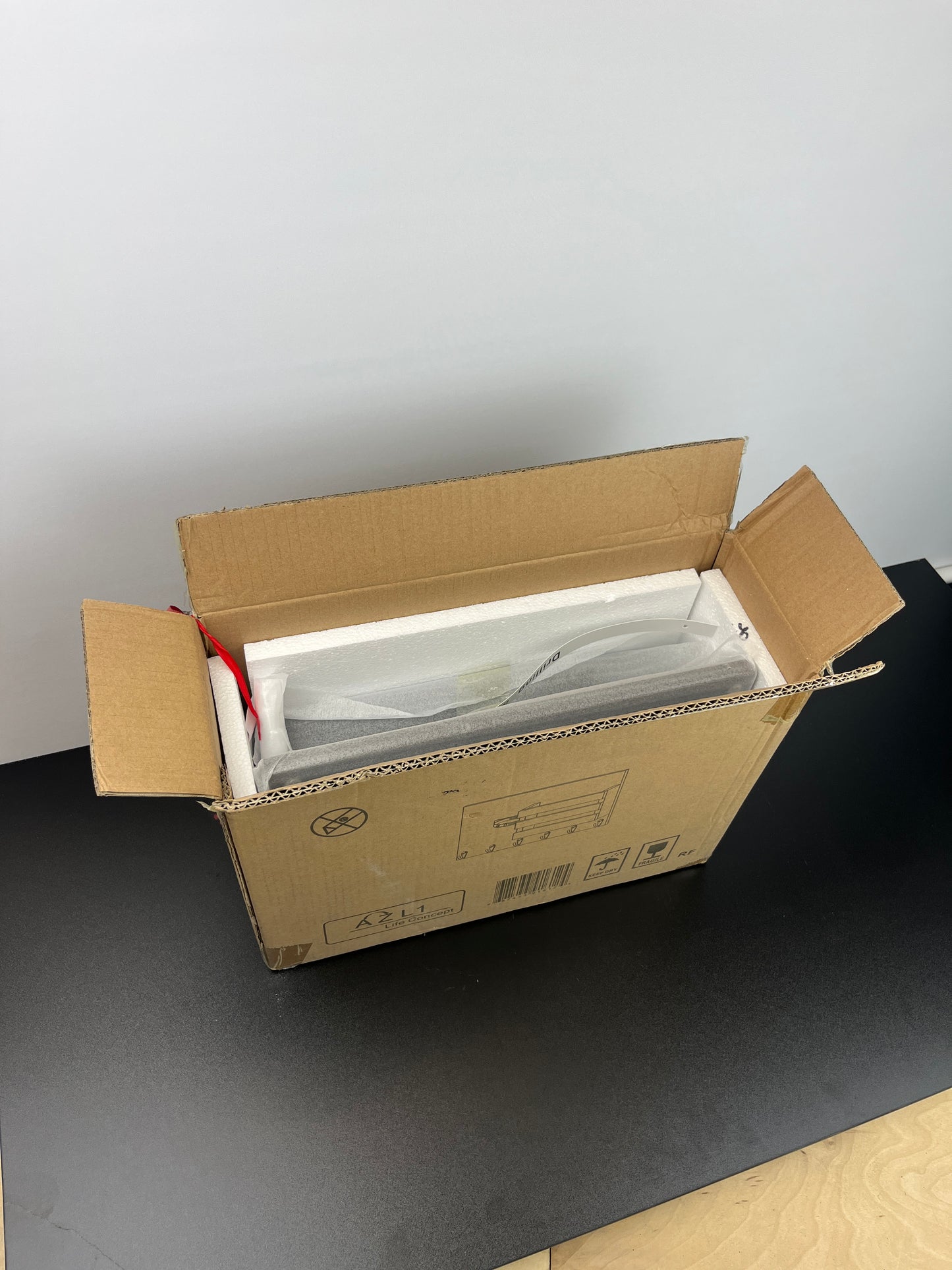 Coral Flower intage Grey Wood Wall Mounted Mail Holder with 6 Key Hooks & Mason Jar - Retail $18