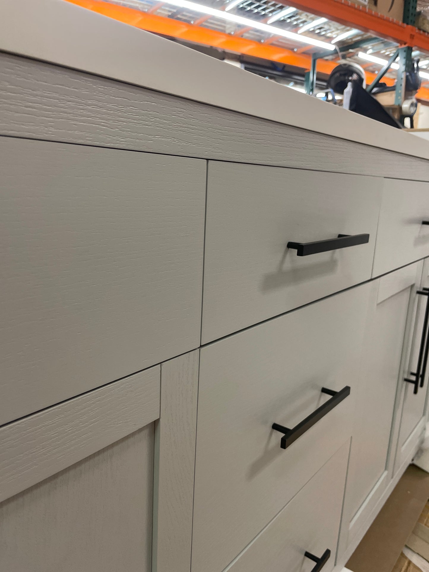 NEW - OVE Decors 72" Kaya Bath Vanity in Gray - Retail $1999