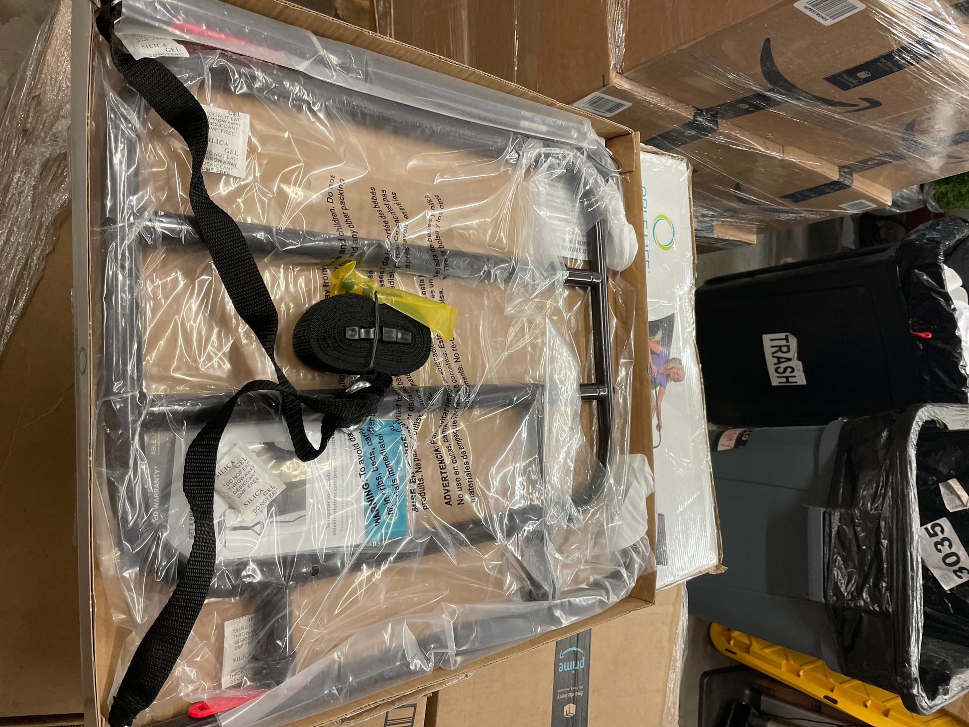 Able Life Bedside Extend-A-Rail, Adjustable Senior Bed Safety Rail and Bedside Standing Assist Grab Bar - Retail $99