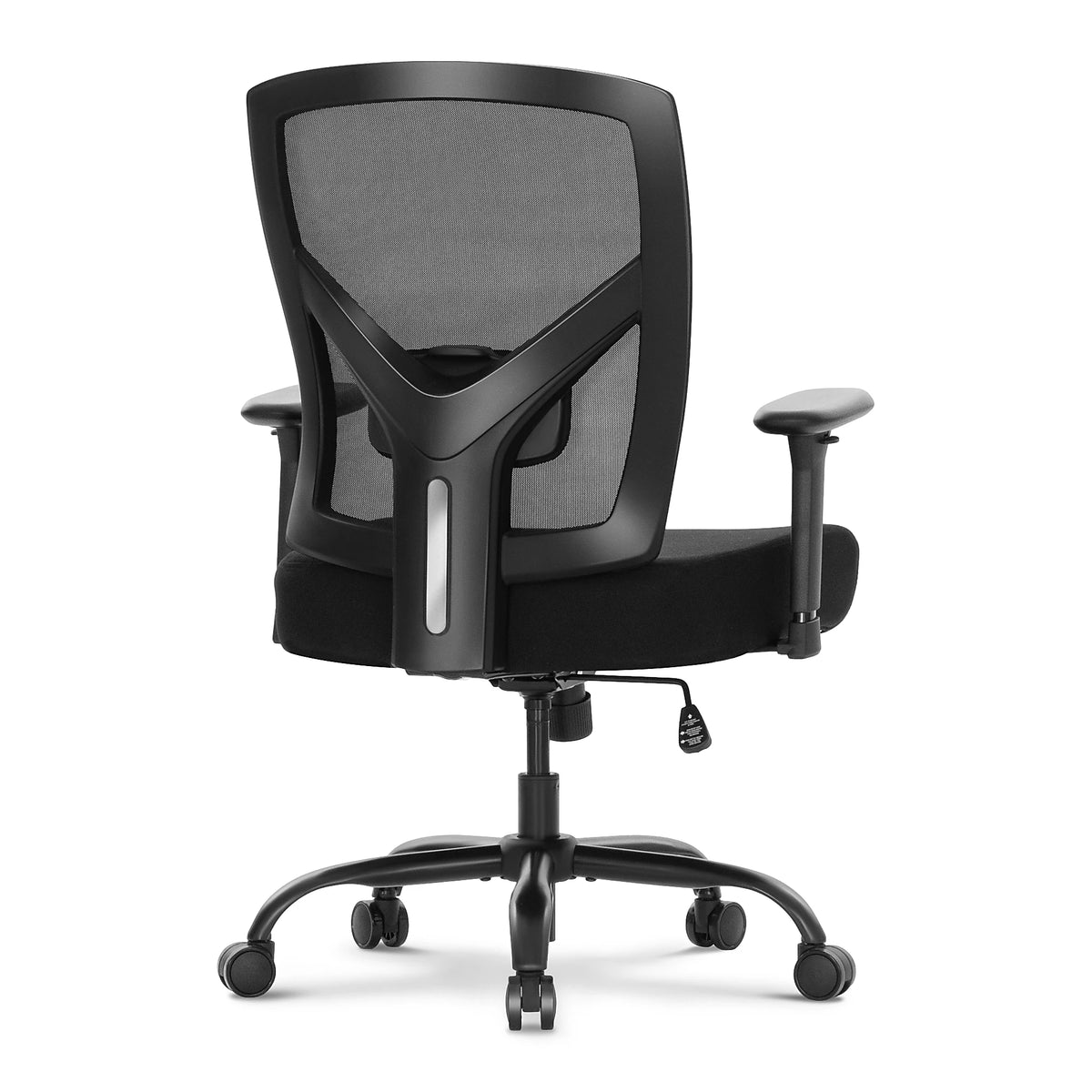 ALPHA HOME Heavy-Duty Ergonomic Mesh High-Back Big & Tall Executive Office Chair With Lumbar Support, Black