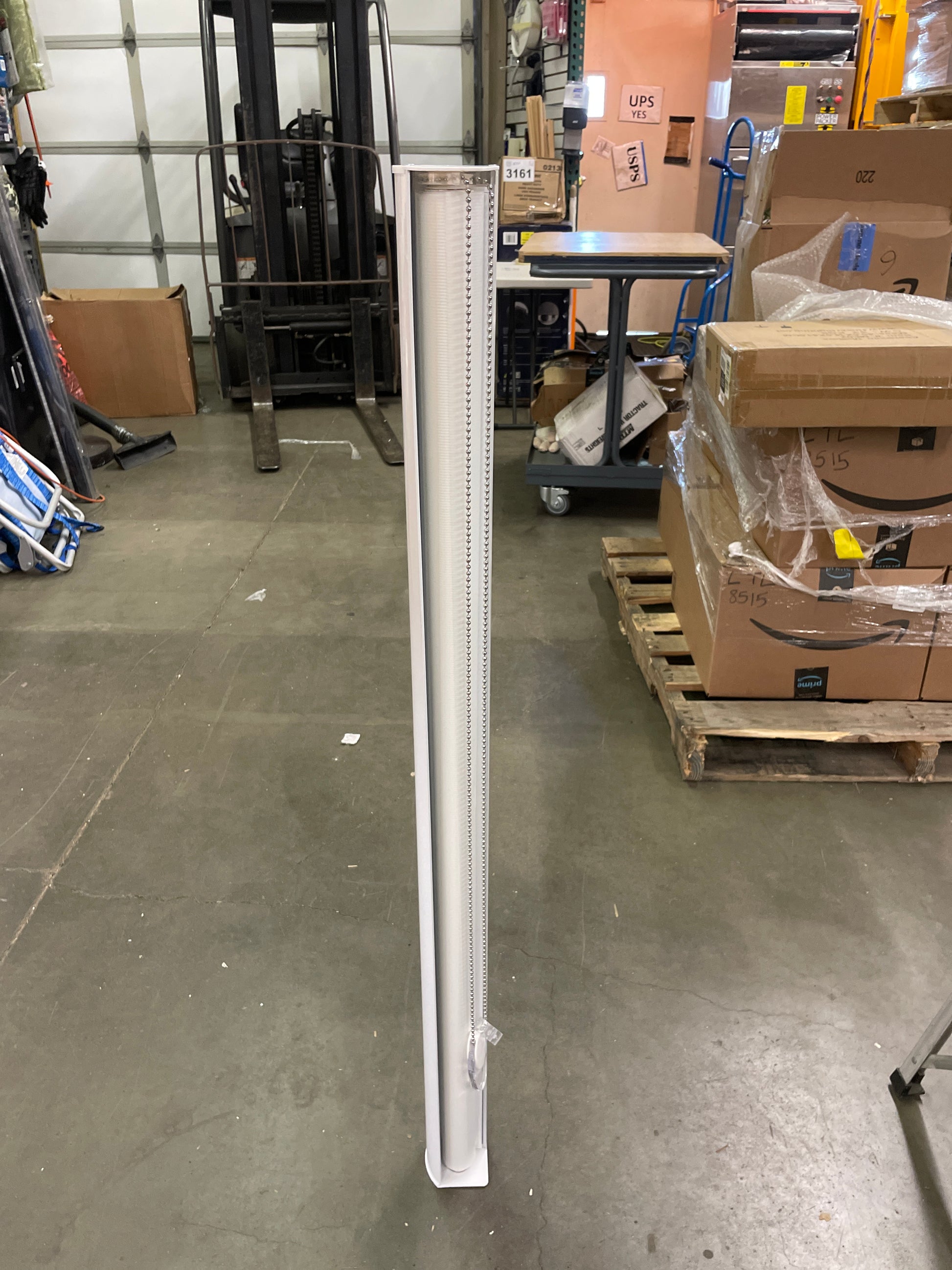 Zebra Blinds Window Dual Layer Roller Shades, Corded Horizontal Blind, Day & Night Light Filtering Privacy Drapes for Living Room, Bedroom, Office, & Hotel with Easy Install, White, 72 Inch Length - Retail $102