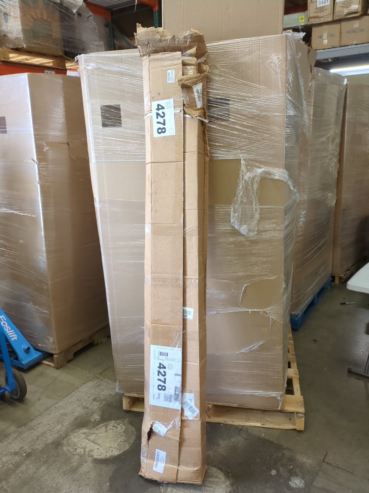 Wallniture Cervo 72"x9.5" Floating Shelves for Wall, Living Room Wall Book Shelf, Floating Shelf with Metal Heavy Duty Brackets, Wall Shelf for Kitchen, Wood Wall Shelves, Burnt Set of 2 - Retail $228