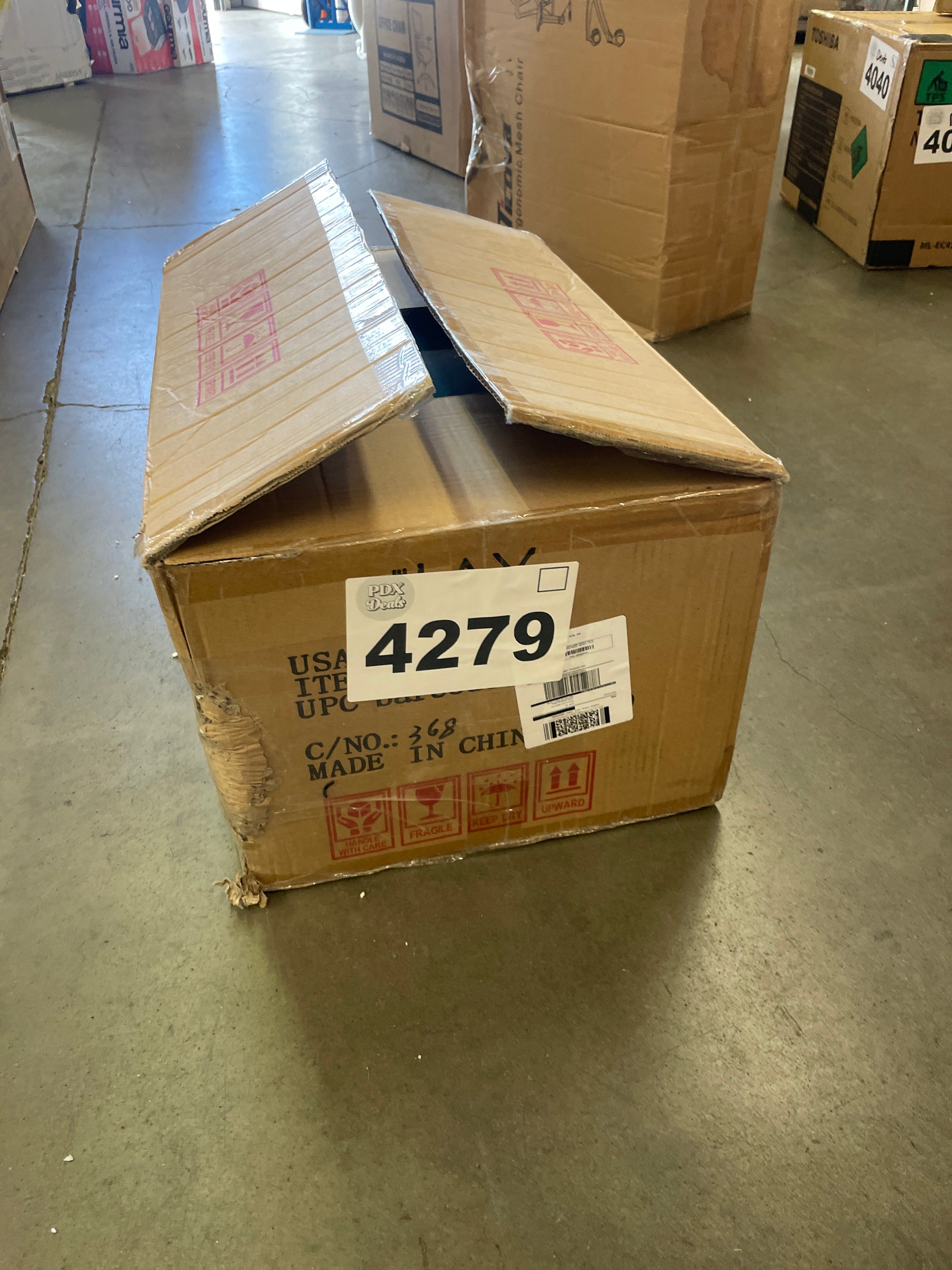 Zanzer Trunk Set - Vintage Style Storage w/Gold Finish Handles & Locks - Space Saving Organizer Home Dorm & Office Use (Blue, 2 Trunks) - Retail $225