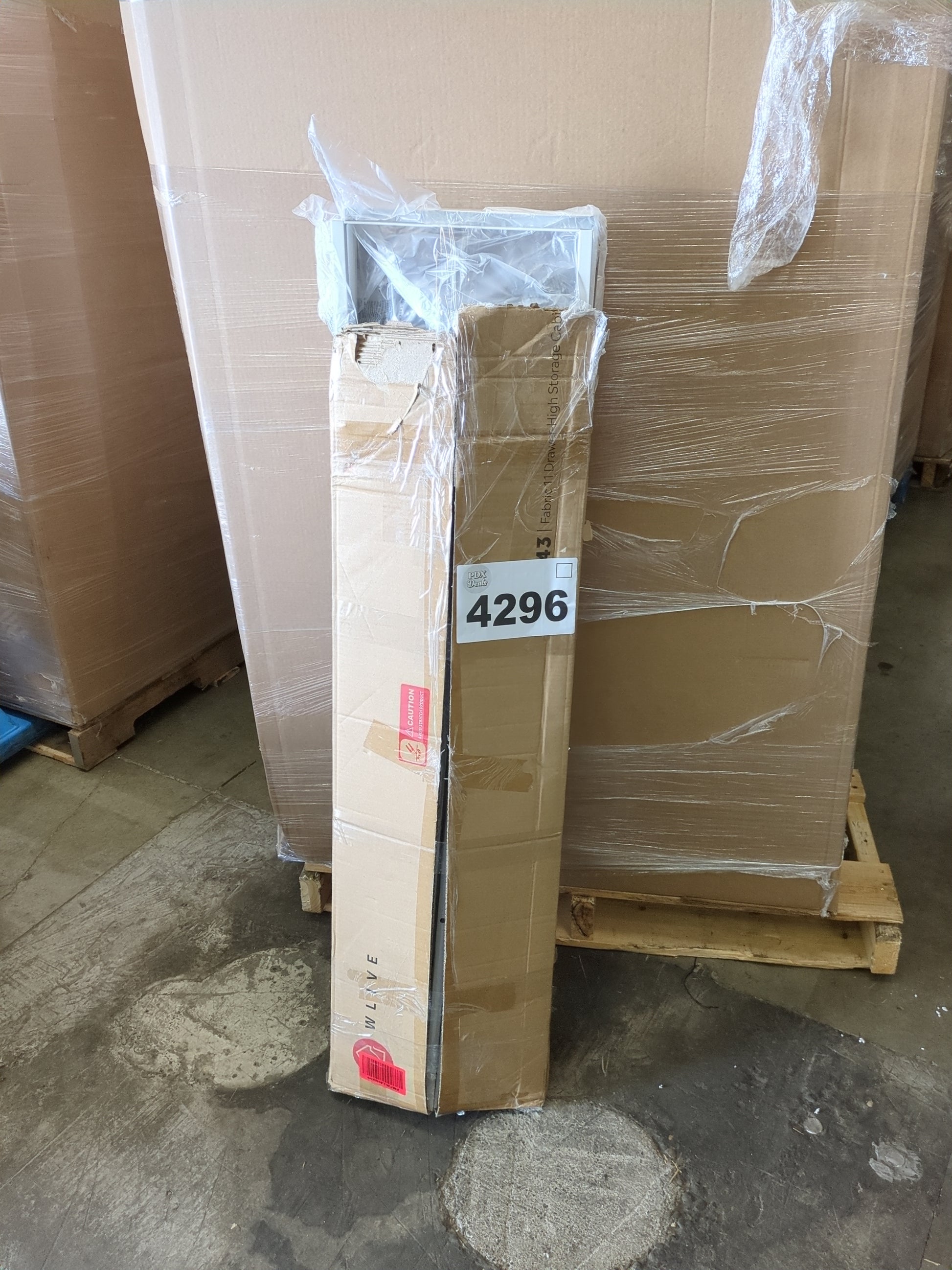 WLIVE 11-Drawer Dresser, Fabric Storage Tower for Bedroom, Hallway, Closets, Tall Chest Organizer Unit with Textured Print Fabric Bins, Steel Frame, Wood Top, Easy Pull Handle, Greige Oak - Retail $139