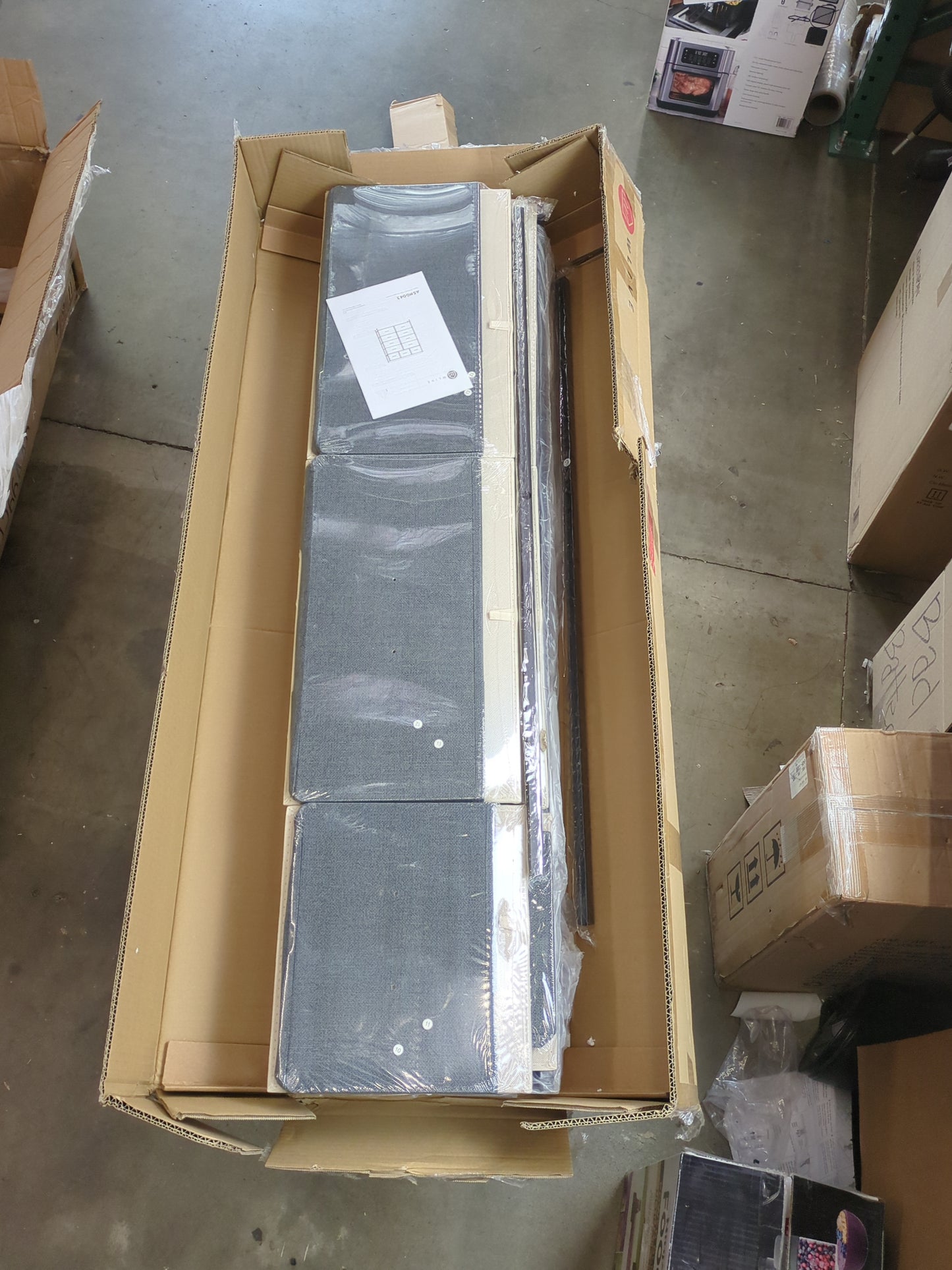 WLIVE 11-Drawer Dresser, Fabric Storage Tower for Bedroom, Hallway, Closets, Tall Chest Organizer Unit with Textured Print Fabric Bins, Steel Frame, Wood Top, Easy Pull Handle, Dark Grey - Retail $129