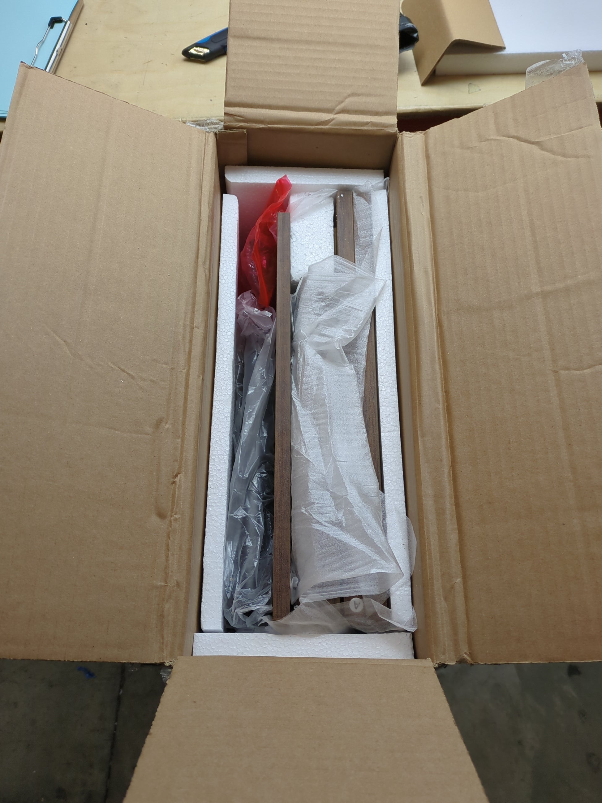 Tianlang Mid Century Nightstand with 2 Storage Drawer, Industrial Side End Table, Rustic Bedside Table for Bedroom, Living Room, Stable Wooden Legs, Easy Assemble, Retro Brown LJET003A - Retail $74