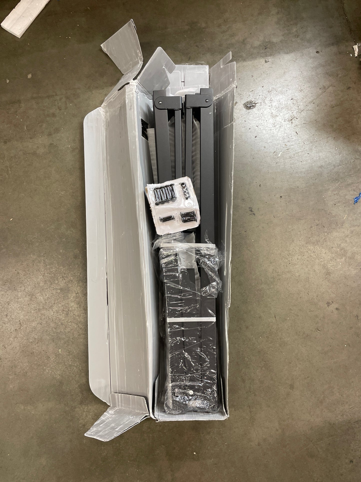 Hafenpo 14 Inch - Durable Platform Non-Slip Metal No Box Spring Needed Heavy Duty Twin Size Bed Frame Easy Assembly Strong Bearing Capacity - Retail $56