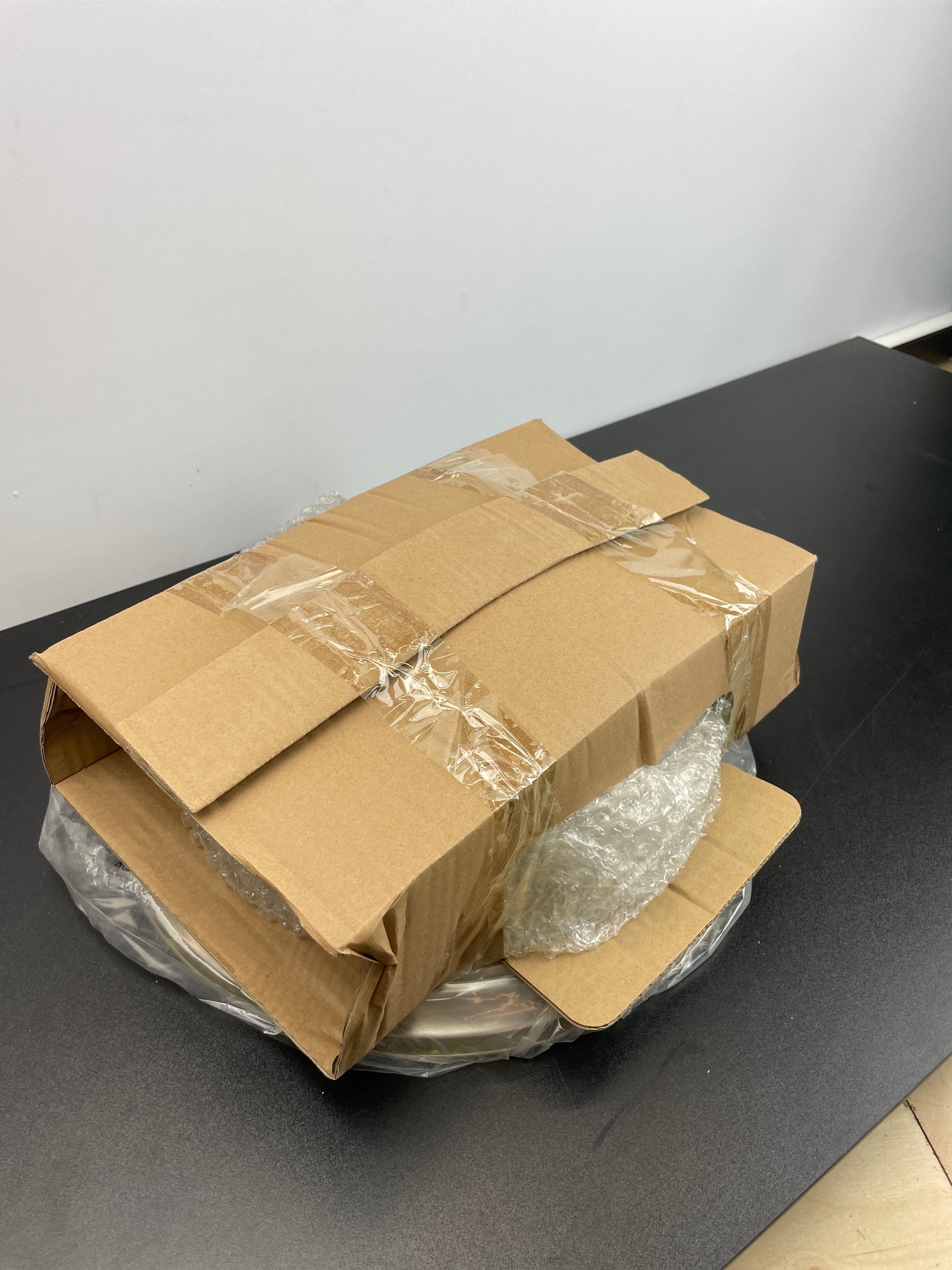 Progress Lighting P3818-09 3-Light Close-To-Ceiling with Etched Ribbed Glass, Brushed Nickel - Retail $39