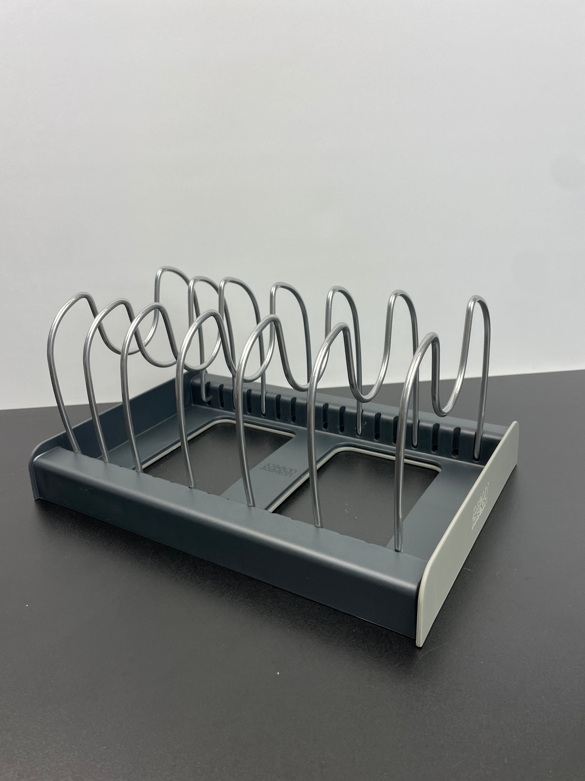 Joseph Joseph DrawerStore Expanding Cookware Organizer, Space saving storage for pan lids, baking trays - Grey - Retail $19