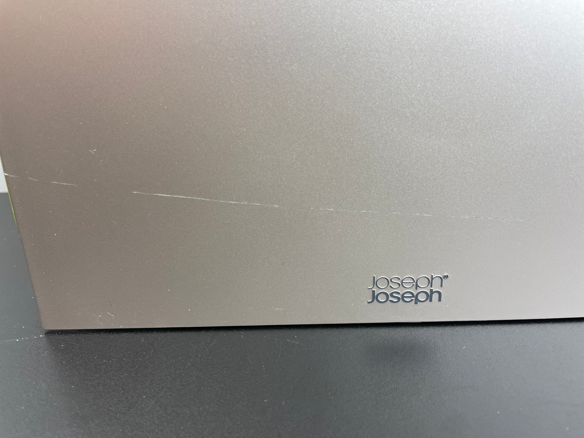 Joseph Joseph Plastic Cutting Board Set with Storage Stand 3 Different Sized Boards - Retail $49