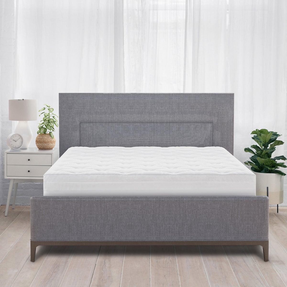 Novaform KING Plush Pillowtop 4” Memory Foam Mattress Topper - Retail $180