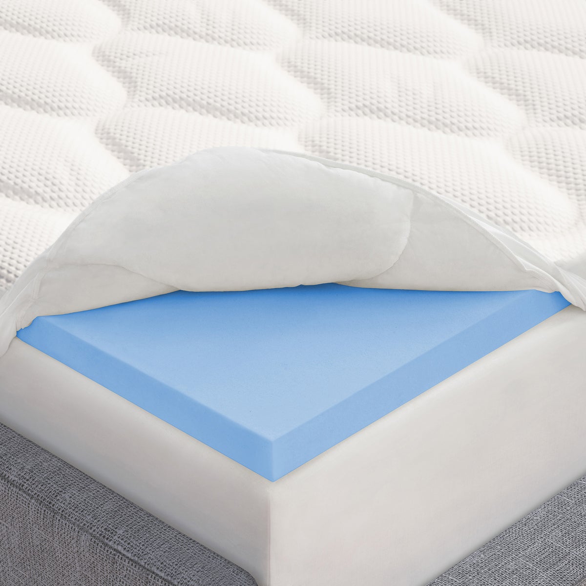 Novaform KING Plush Pillowtop 4” Memory Foam Mattress Topper - Retail $180