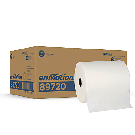 enMotion® Flex by GP PRO, 1-Ply, 8.2" x 550', White, 6 Rolls per Case