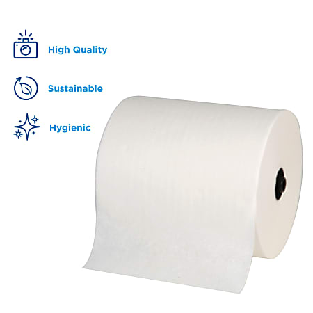 enMotion® Flex by GP PRO, 1-Ply, 8.2" x 550', White, 6 Rolls per Case