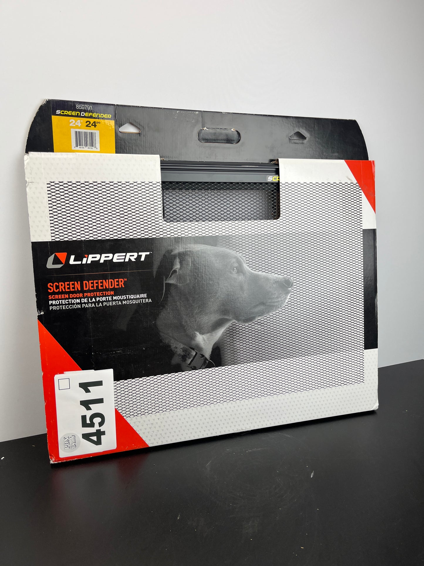 Lippert Components 859791 Screen Defender RV Entry Door Aluminum Screen Protector, 24-inch Door (20.5" Screen Kit) - Retail $69