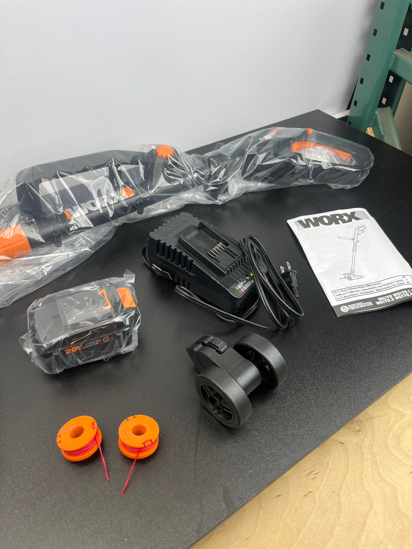 Worx GT Revolution 20V 12" String Trimmer Grass Trimmer/Edger/Mini-Mower, WG170.3 - Retail $121