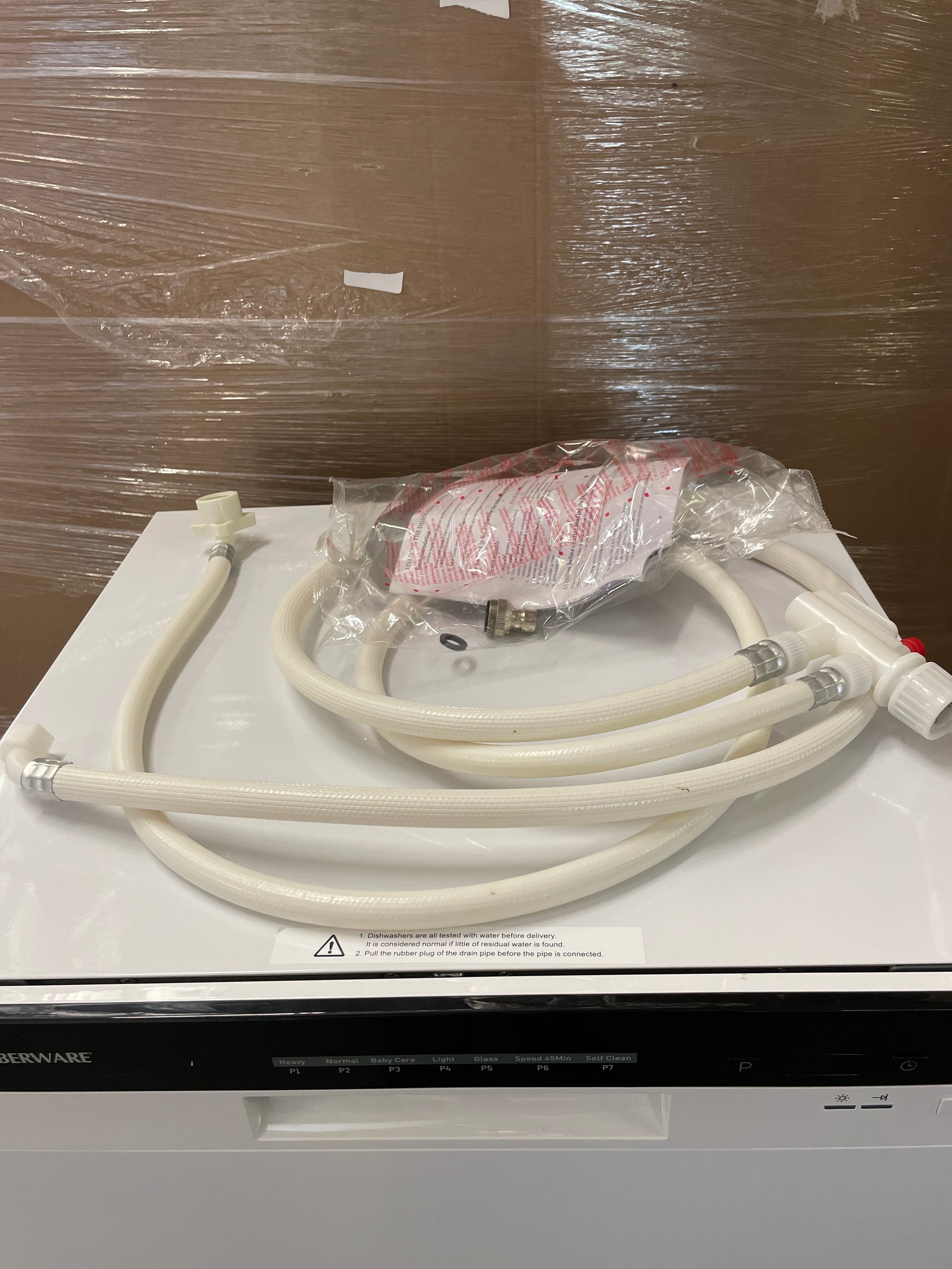 Farberware Portable Countertop Dishwasher - 7-Program System for Home, RV, and Apartment - Wash Dishes, Glass, and Baby Products - Hookup Required - Retail $214