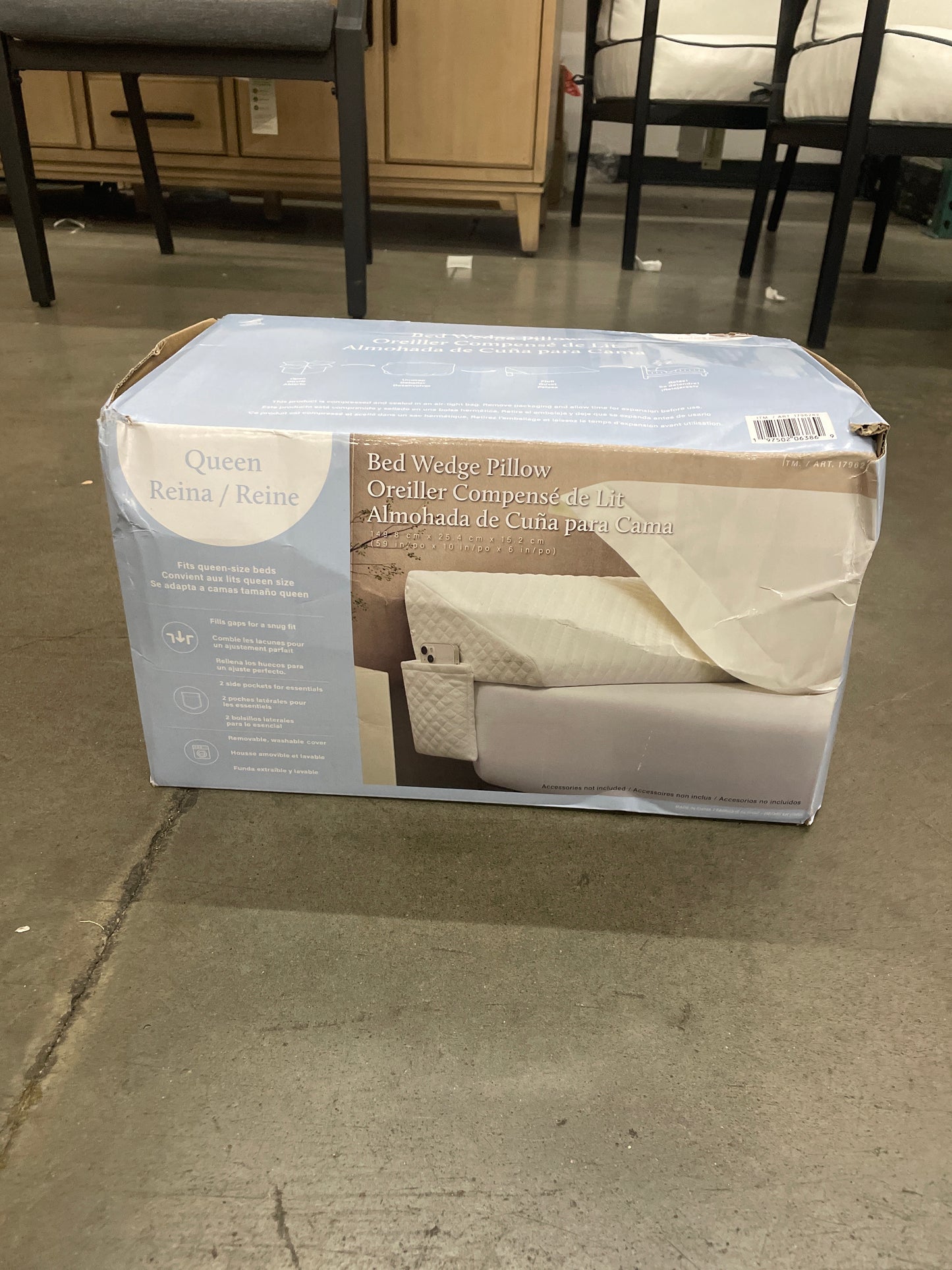 Bed Wedge Pillow, Queen Size