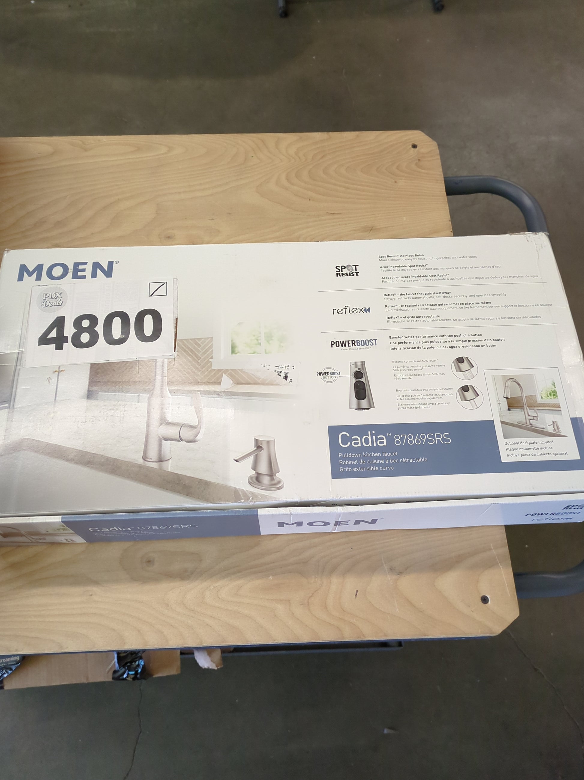 CADIA PULLDOWN FAUCET - Retail $189