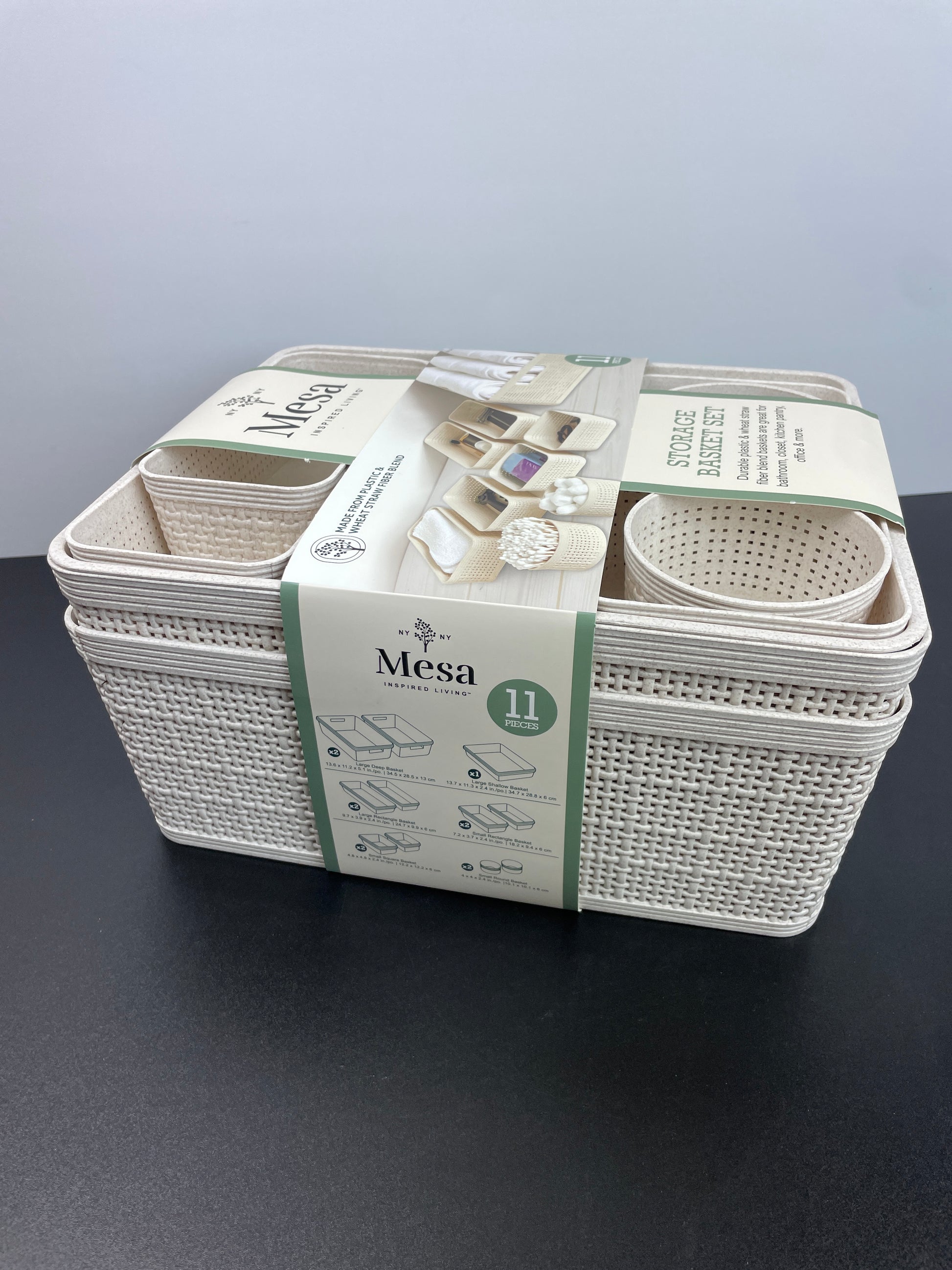 MESA 11PC STORAGE SET - Retail $9