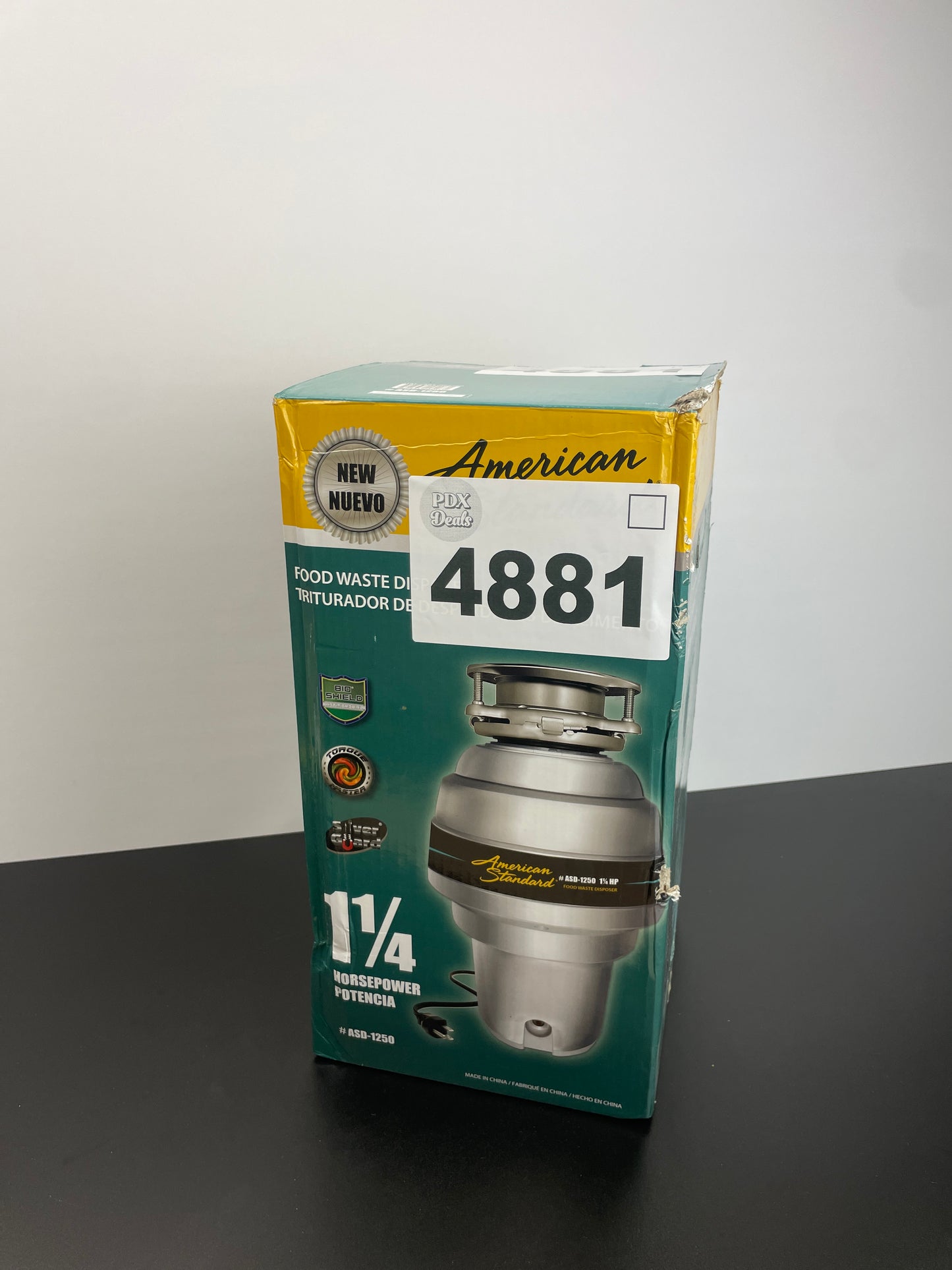 AS WASTE DISPOSER 1.25HP - Retail $99